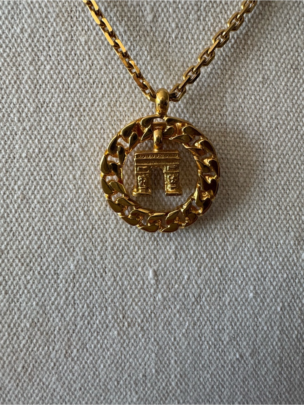 Celine Arc De Triomphe “Triumphal Arc” Necklace - Picture 4 of 7